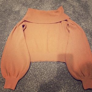 Lulu’s off shoulder sweater